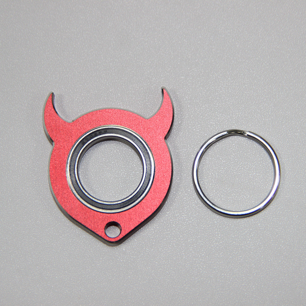 Aleación de aluminio aluminante Nuevo descompresión de bocina Fidget spinner llavero